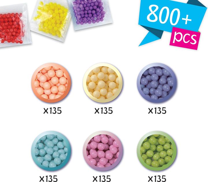 Actual product image Aquabeads AQB pastel beads