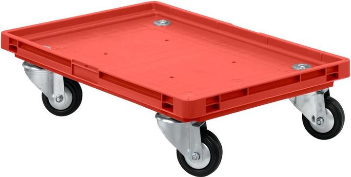 Immagine prodotto Schäfer Shop Roll-Fix, ruote in gomma piena, 600 x 400 x 125 mm (200 kg)