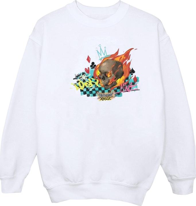 Disney Wreck It Ralph Race Skull Sweatshirt (M)