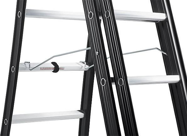 Immagine prodotto Altrex Scala multiuso NEVADA, 2 elementi, nero, 2 x 12 pioli. (Scaletta multiuso, 625 cm)