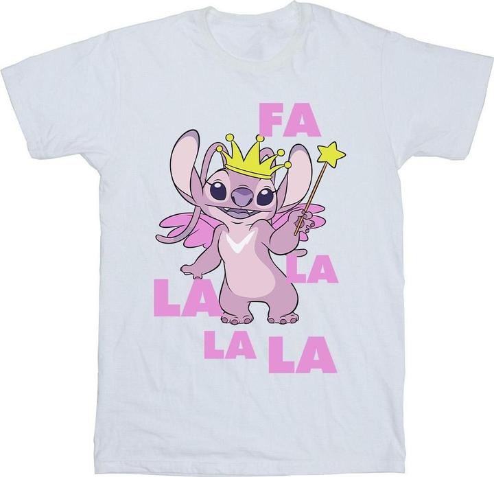 Immagine prodotto Disney Lilo & Stitch Angel Fa La La Maglietta Uomo (L)