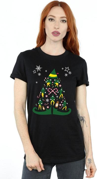 Immagine prodotto Elf Christmas Tree Maglietta Ampia Donna (L)