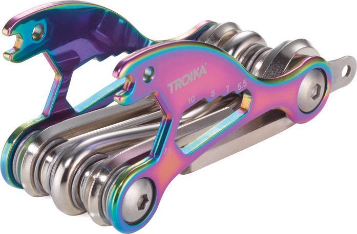 Produktbild Troika Schlüsselanhänger Multitool Irisierend