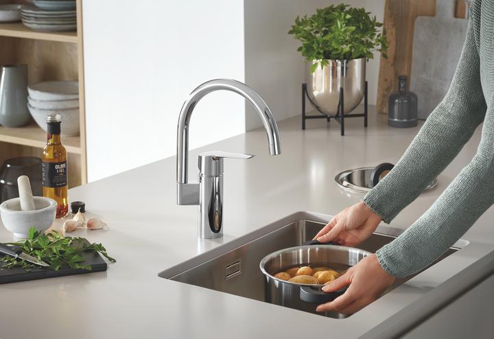Actual product image Grohe K700 Unterbau Edelstahlspüle (Fitted sink, 40 cm, 50 cm)