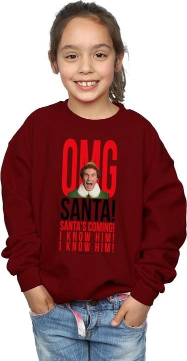 Image du produit Elf - Sweat OMG SANTA KNOW HIM - Fille (140, 146)