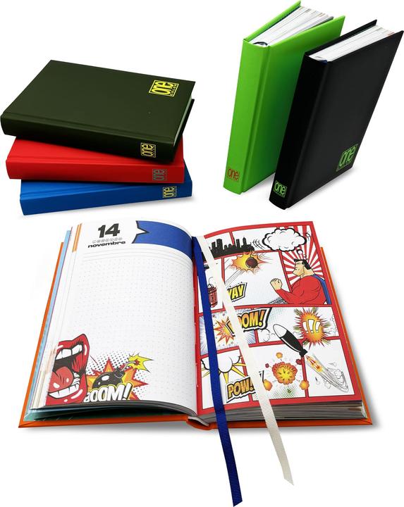 Actual product image Blasetti One Colour Daily Diary Diary 12 Months Non Data CM 13 x 18 8013 (13 x 18 cm, Lined)