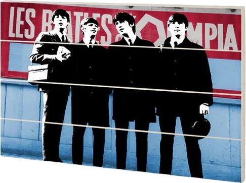 Immagine prodotto The Beatles In Paris Placca (40 x 59 cm)