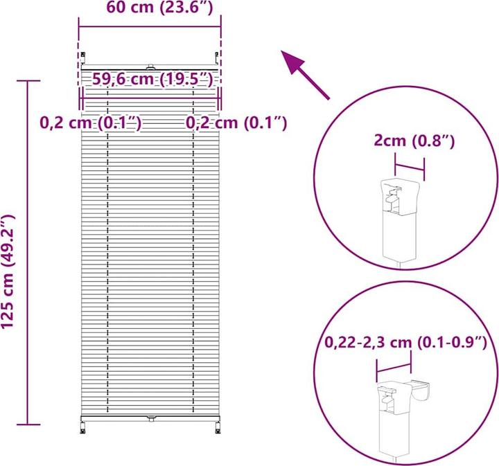 Actual product image VidaXL Dionis (60 x 125 cm)