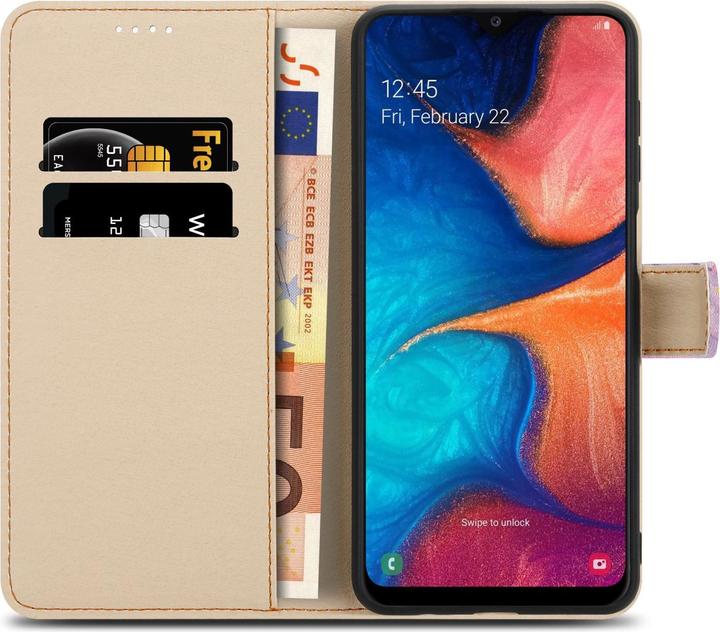 Actual product image Cadorabo Book Case with Print for Samsung Galaxy A20 / A30 / M10s (Samsung Galaxy M10s, TCL A30, Samsung Galaxy A20)