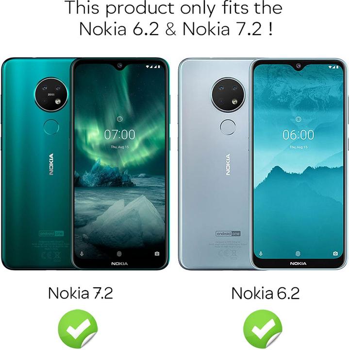 Immagine prodotto Nalia (Confezione da 2) Vetro protettivo (1 Pezzo/i, Nokia 7.2)