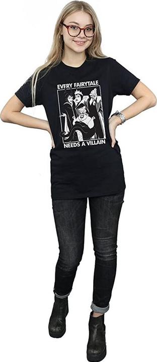 Image du produit Disney T-shirt en coton Femme/Ladies Every Fairy Tale Needs A Villain (Chaque conte de fées a besoin d'un (L)