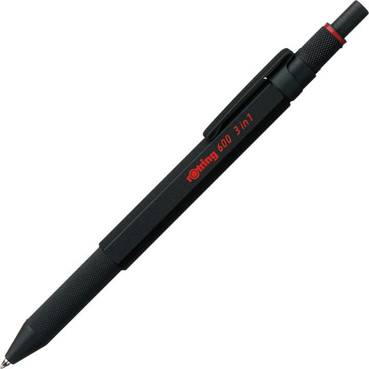 Rotring 600 Multi (Schwarz, Rot, 1 x)