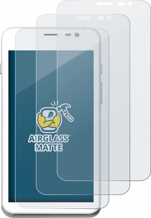 Actual product image BROTECT AirGlass Glass Matte (3 Piece, Oppo A77s)