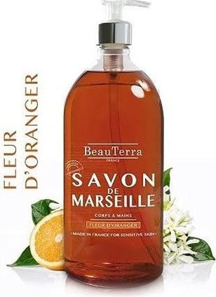 Produktbild BeauTerra Flüssigseife Marseille Orangenblüte liq (Flüssigseife, 300 ml)