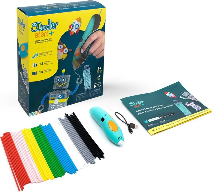 3Doodler Start PLUS 3D PRINTING PEN SPLUS 3D pen 0.77 mm Turquoise, Yellow