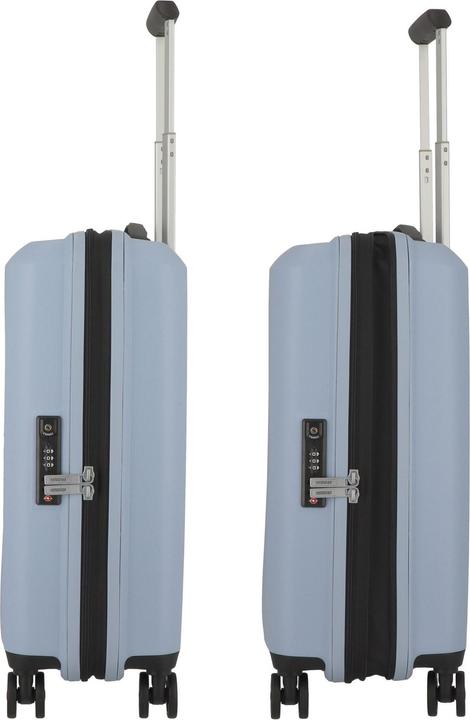 Immagine prodotto American Tourister Valigia da viaggio Aerostep 36 L, Grigio Soho (36 l, Bagaglio a mano (fino a 50 litri))