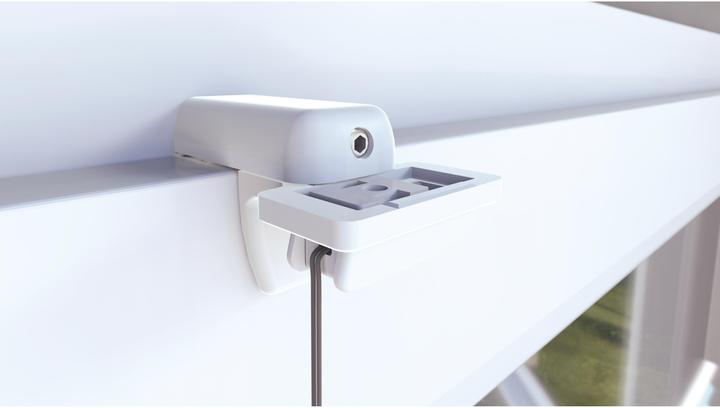 Actual product image Gardinia Pleated blind clamp bracket white