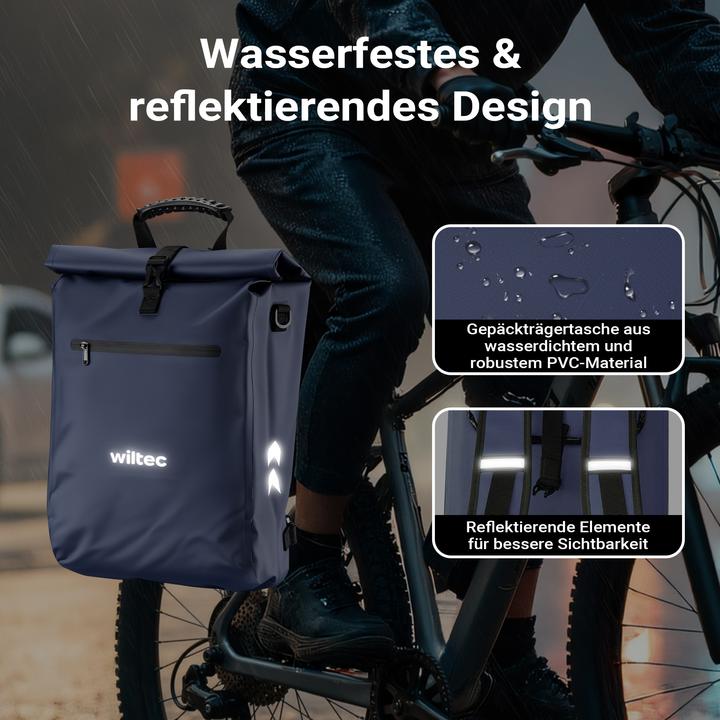 Produktbild Wiltec Gepäckträgertasche (25 l, Gepäckträgertasche)