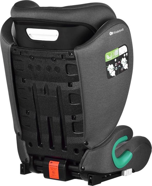 Immagine prodotto KinderKraft Junior Fix 2 I-Size Rocket Grey (Seggiolino per bambini, ECE R129/i-Size Standard)