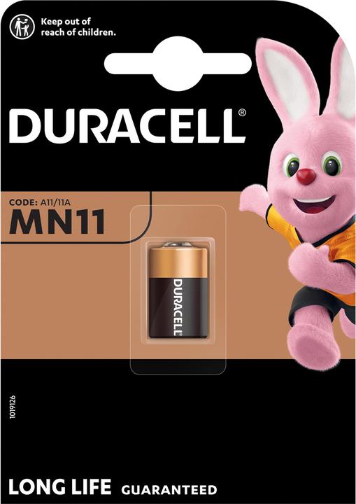 Actual product image Duracell Electronics (1 pcs., 11A, 38 mAh)