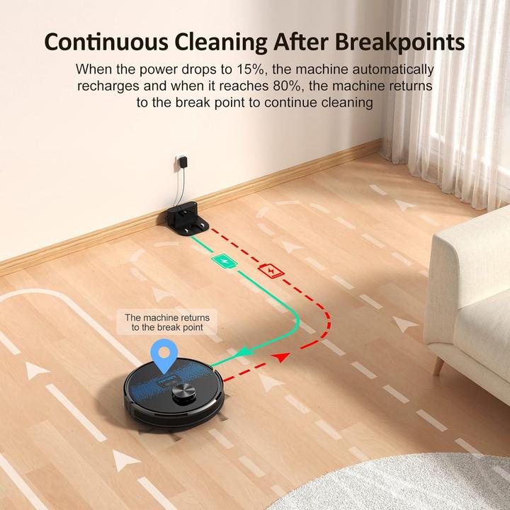 Actual product image Lubluelu SL60D (Vacuum mopping robot)