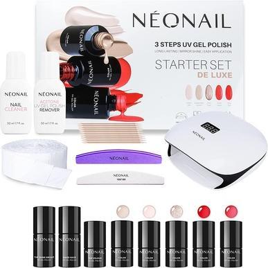 Elisium Kit de démarrage DE LUXE Rose, Rouge, Beige (Séchoirs pour vernis à ongles)