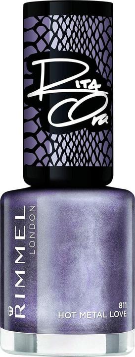 Image du produit Rimmel London Rimmel - 60 Seconds Super Shine - Vernis à ongles 8 ml 811 Hot Metal Love (811 Hot Metal Love, Vernis couleur)