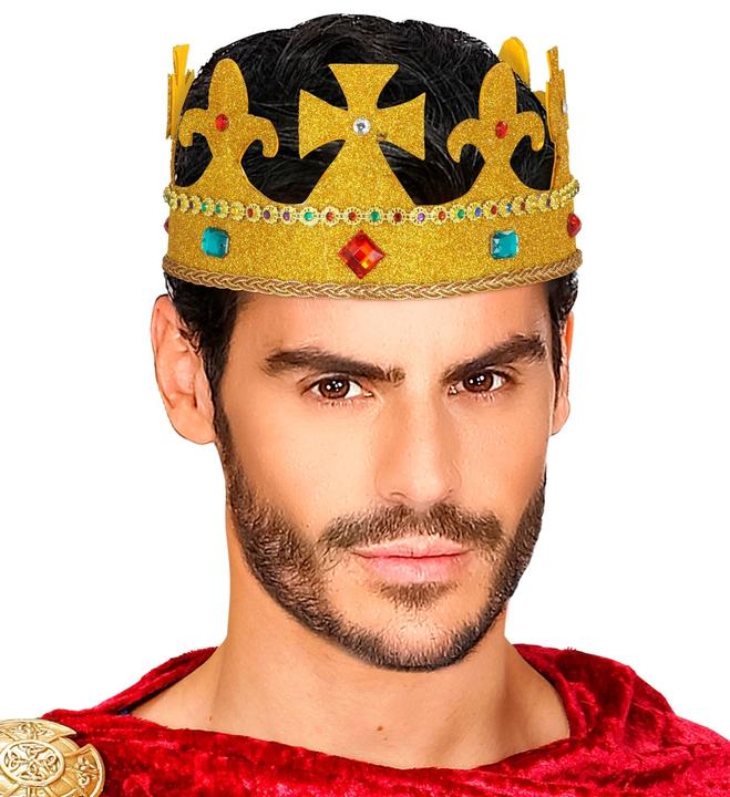 Image du produit Widmann Couronne royale en or avec pierres précieuses réglable