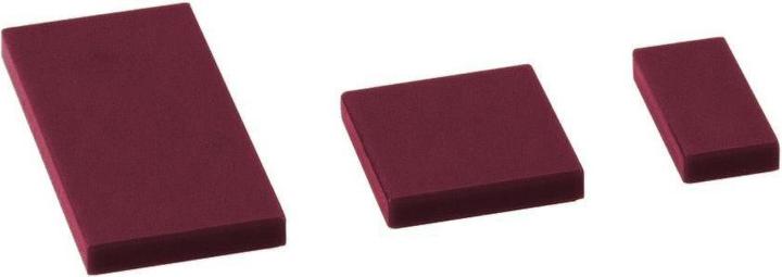 Actual product image Q-Bricks Building Blocks Tiles Reddish Brown