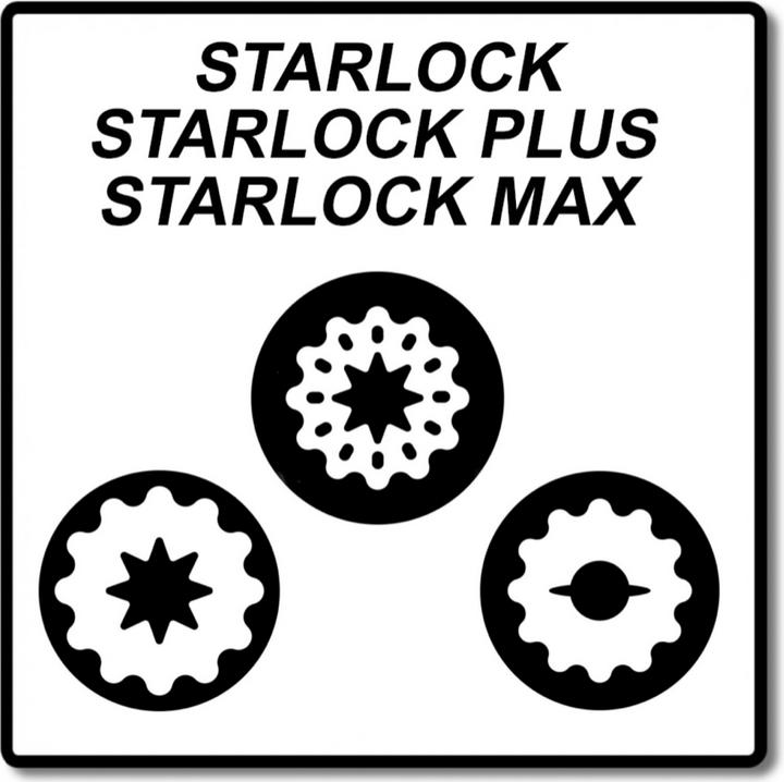 Actual product image Fein Plunge cut saw blade E-Cut Combo Starlock Wood, 3-piece