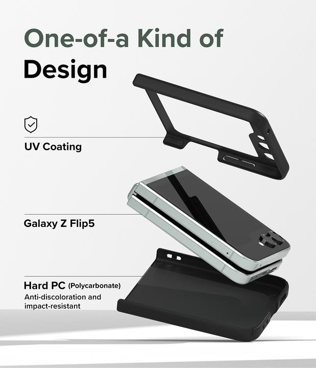 Produktbild Ringke Case for Galaxy Z Flip 5 SLIM BLACK (Samsung Galaxy Z Flip 5G)