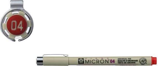 Produktbild Sakura Fineliner Pigma Micron 0,4mm XSDK0419 (Rot, 1 x)