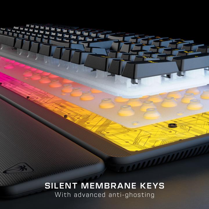Image du produit Turtle Beach TURTLE B. Magma RGB Membrane Keyboard TBK100402 CH-Layout (CH, Filaire)