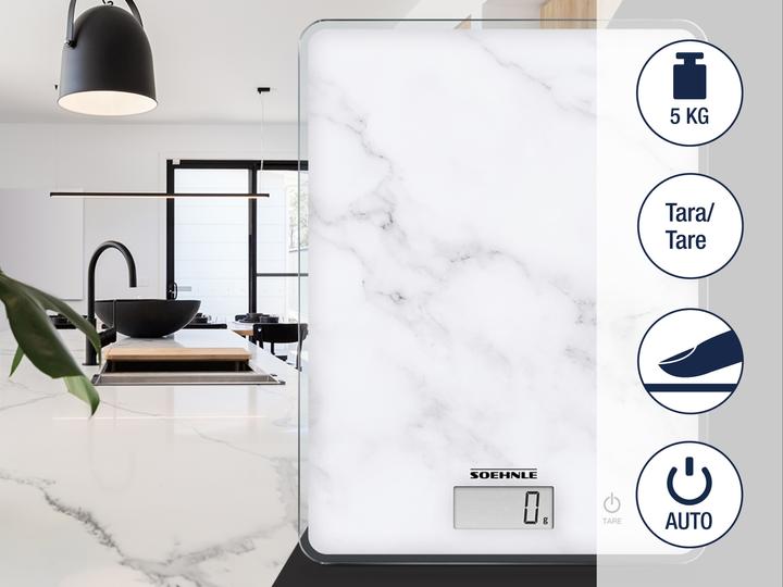 Image du produit Soehnle Balance de cuisine numérique Page Compact 300 Marble