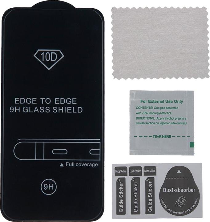 Produktbild OEM Gehärtetes Glas 10D für Samsung Galaxy A05S schwarzer Rahmen (1 Stück, Samsung Galaxy A05s)