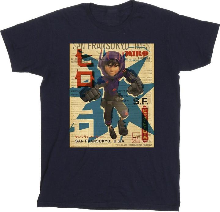 Image du produit Disney - T-shirt BIG HERO BAYMAX HIRO NEWSPAPER - Homme (3XL)