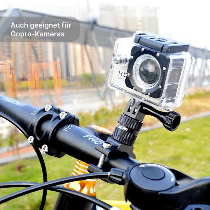 Immagine prodotto Hermex Velo Actioncam-Halterung Fahrradlenker für Insta360 One X GoPro (Eroe)