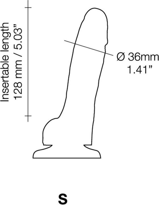 Produktbild Strap-on-me Sliding Skin Realistic Dildo Flesh S