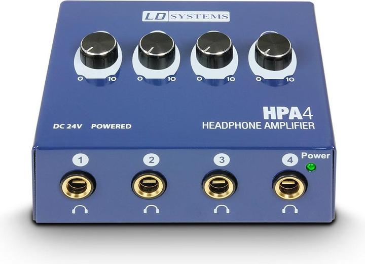 Produktbild LD Systems Kopfhörerverstärker LDHPA4 Bla (Klangregelung)