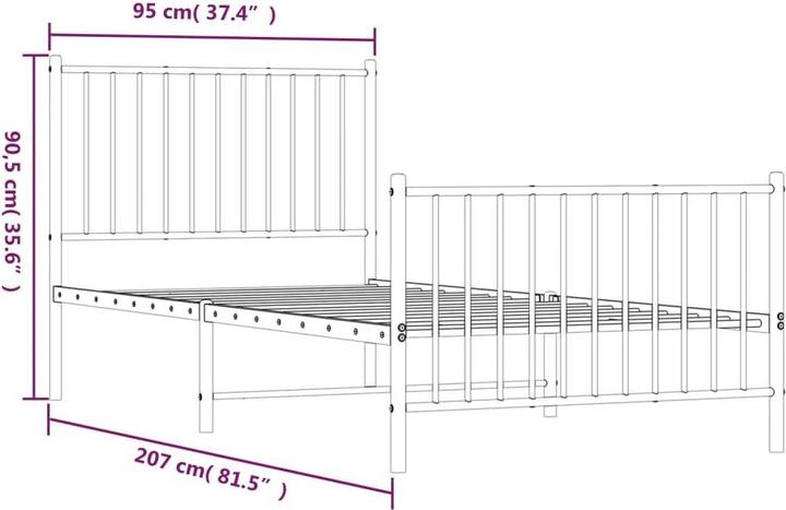 Produktbild VidaXL Ruddie (90 x 200 cm)