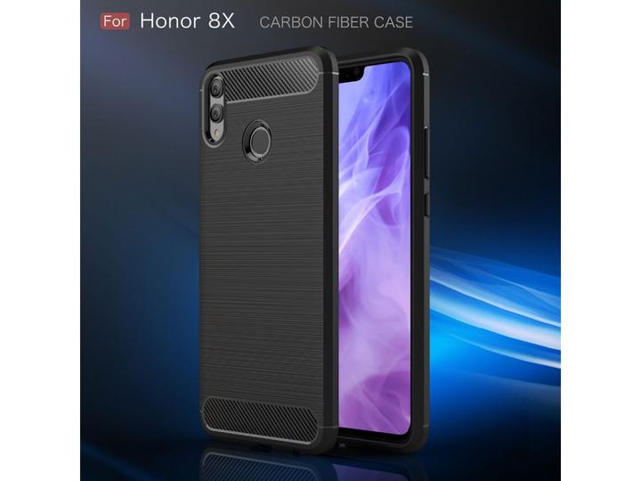 Immagine prodotto Screenguard Honor 8X Cover Carbon Brushed Soft TPU (Honor 8X)