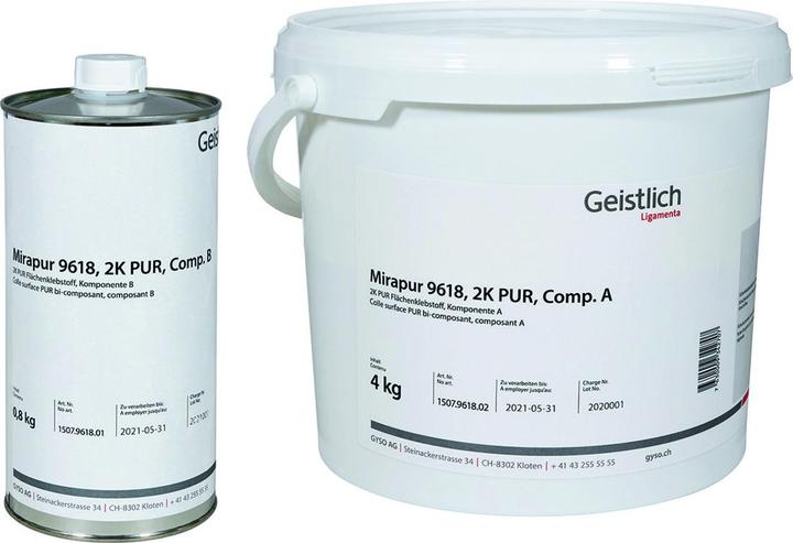 Immagine prodotto Geistlich Adesivo di superficie Mirapur 9618 2K PUR (800 g)