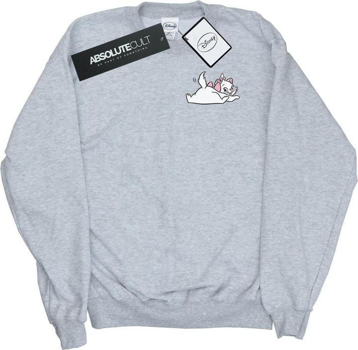 Actual product image Disney Womens/Ladies Aristocats Marie Sweet Backside Breast Print Sweatshirt (XL)
