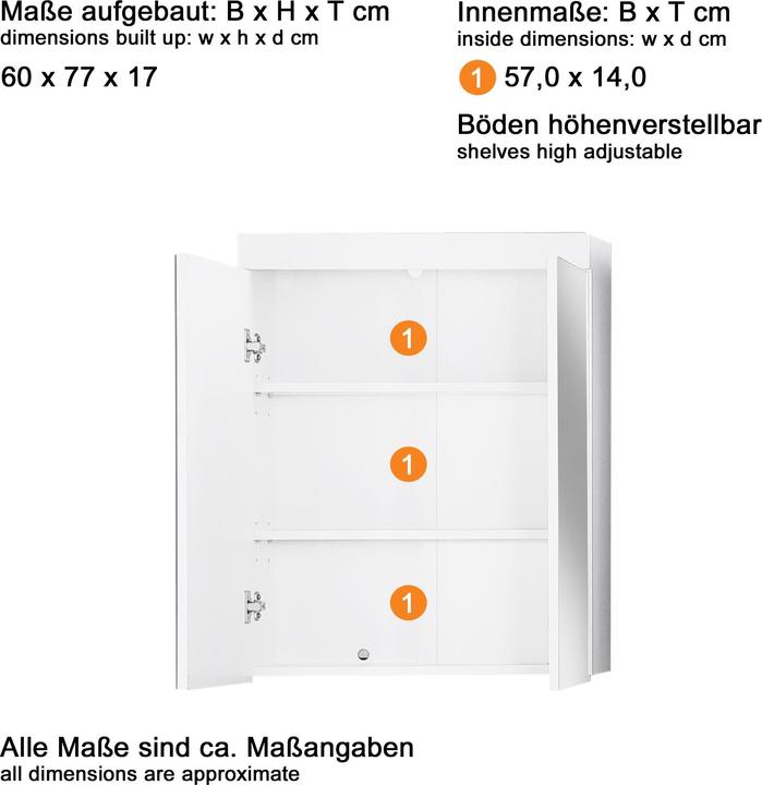 Immagine prodotto Trendteam Amanda (60 x 17 cm)
