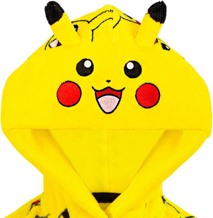Produktbild Pokémon Childrens/Kids Pikachu Front Pocket Robe (110)