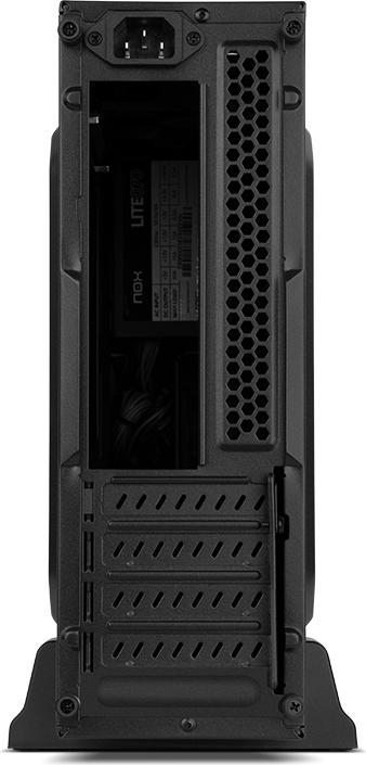 Actual product image Nox Lite070 - PC - Black - ITX - micro ATX - ABS - SPCC - Steel - 7.5 cm - 25.6 cm (mATX, ITX)