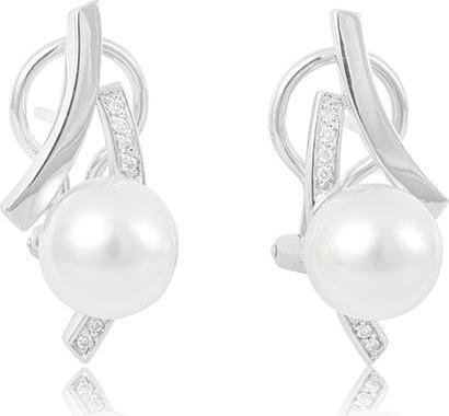 Produktbild Breuning OHRSCHMUCK - SÜDSEE-PERLE-ZP/Brill. 0,077 Ct. H/si (585, - Gold)