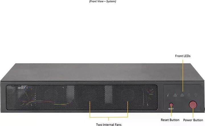 Immagine prodotto Supermicro Barebone IoT SuperServer 1U Intel Xeon D-1736NT (8C/16T) 2,7 GHz SYS-E300-12D-8CN6P
