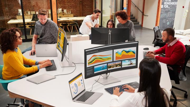 Produktbild HP EliteDisplay E344c (3440 x 1440 Pixel, 34")