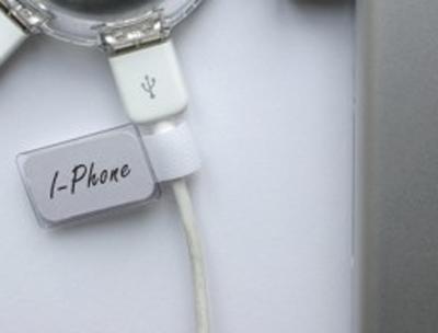 Produktbild Label-the-cable kleine Klettbinder mit Etikette (Klettkabelbinder, 90 mm, 10 Stk.)